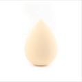 Beige teardrop beauty blender sponge for makeup application on white background - Teardrop Nude (Bottled)