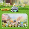 Lucky Cat crystal bag pendant variant in dreamy gradient colors with resin charms - -77 Zodiac PAi Crystal (12 Pcs/End Box) / Full Box Set
