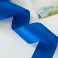 Royal blue satin ribbon 4cm wide for gift wrapping and DIY crafts with smooth finish - Navy Blue