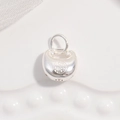 Ciondolo lucchetto della longevità in argento con carattere Fu per gioielli fai da te - Lucchetto della Benedizione / Argento