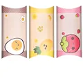 Lot de trois éponges à coussin avec emballages thématiques jaune d'œuf, ananas et fraise - Formes mixtes / 3 Pièces / Boîte de 3 (Style aléatoire)