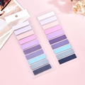 Morandi PET index tabs in gradient purple and blue on a pink aesthetic background - Smell the Roses