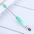 Stylus pen with mint green bead and gradient handle for touchscreens and tablet screens - Gradient Green