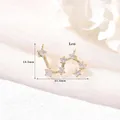 Nahaufnahme des 14k Gold-Löwe-Anhängers mit Maßen und Gewichtsspezifikationen - Löwe