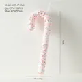 Pink and white Christmas candy cane ornament with candy coating, 51cm tall holiday decor - 6625-47 (51cm Pink Candy Cane)