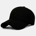 Unisex black baseball cap with premium C embroidery and Chance lettering side detail - Adjustable / Black