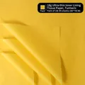 Ginger yellow tissue paper for flower wrapping and baking, ultra-thin 50x70cm sheets - Solid Sydney Paper [Ginger Yellow]