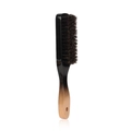 Men's vintage wooden beard brush with gradient handle and firm bristles for styling - Gradient HD Medium