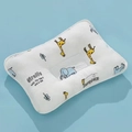 Cotton gauze infant shaping pillow with colorful giraffe and elephant animal prints - Giraffe