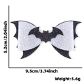 Fermaglio per capelli a fiocco di pipistrello glitterato per animali Halloween - Fermaglio per Capelli con Fiocco di Pipistrello