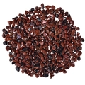 Red brown and black natural irregular crushed stone beads for DIY jewelry making - Mahogany Obsidian