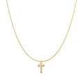 Golden snake chain necklace featuring a crystal-encrusted letter T pendant for women - Letter T