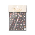 Stickers ongles 5D embossés avec motifs mignons de corgi et licorne tons macarons - Corgi Sucré (to1705)