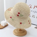 L (58-60cm) / Kirschstickerei Beige