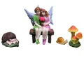 4-Piece Flower Fairy Couple Set (White Box)