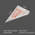 Small 25cm disposable thickened piping bag for cream and cake decorating in HDPE - Bag / S / Yellow