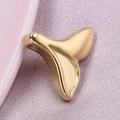 18k gold plated 304 stainless steel fishtail pendant for DIY jewelry and necklaces - Gold