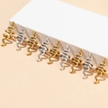 Retro snake spiral hair rings in gold and silver finish for dreadlocks hair styling - 9Pcs/Set / Antique Gold