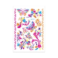 Waterproof fluorescent gold butterfly and flower tattoo sticker model QMYG15 - Fluorescent QMYG-015