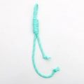 Verstelbare turquoise gevlochten nylon touwknoop voor tas- en telefoonaccessoire - Muntgroen