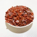 Bulk red natural crystal stones for DIY decoration in a white ceramic bowl - Southern Red Agate / 5-7MM/100g