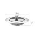 Wide-edge Perforated Low-profile Design + Cap