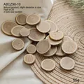 Set of 20 natural wood slices with bark and annual rings for Christmas DIY crafts 2-5cm - Locust Wood Slices/20pcs