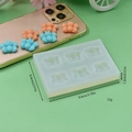 Stampo in silicone con 6 cavità a forma di ape per candele fai-da-te e resina con misure - Stile Ape (2)