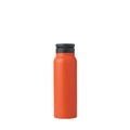 Orange matte magnetic sports water bottle made of 304 stainless steel with a black lid - 24oz / Direct Drink / Orange