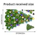 Weihnachtsbaum Wandsticker Detail mit 57x42cm Produktlayout und Größenangabe - 42*57CM In Beutelverpackung
