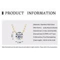 Classic 1ct D-color Moissanite pendant necklace in S925 sterling silver with adjustable chain - Lusi Style 1ct Gold