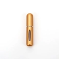 Atomizzatore profumo ricaricabile 5ml in metallo dorato con finestra trasparente - Oro Opaco