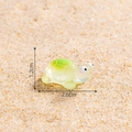 Tartaruga marina in resina verde in miniatura per micro paesaggi, 1,2 cm x 2,6 cm - N. 2 Tartaruga / 1.2cmx2.6cm