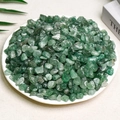 Natural green aventurine irregular raw stone chips for home decor and healing - 100g Of Green Strawberries (7-9mm)