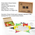 Educational chinese checkers set with colorful plastic pieces and foldable star map - Chinese Checkers Set