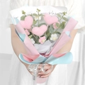Série Rose Avec Motif De Cœur