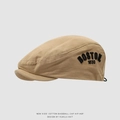 Detalle del bordado Boston 1630 en gorra de algodón caqui para niños - 52cm (2-5 Años) / Caqui