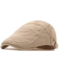 Gorra de sol transpirable de malla para hombres y mujeres con hebilla lateral ajustable - Beige
