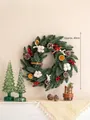 Weihnachtskranz mit Zapfen und Orangen, 40cm Durchmesser und 750g Gewicht - Weihnachtskranz A