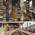 Railway Relics 6x6 scrapbook paper pad with 12 vintage designs for DIY crafts - R2560 24 Sheets