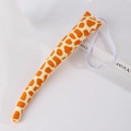 Detailed plush giraffe tail accessory with classic patterns and elastic strap for cosplay - Yellow Giraffe Tail