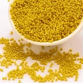 2mm antique gold glass seed beads for handmade DIY jewelry bracelets and necklaces - Yellow