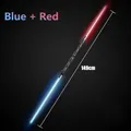 2-in-1 dual laser sword toy with red and blue light effects 149cm total length - Blue & Red Dual Sword Combined With Sound