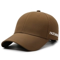 Casquette de sport marron à séchage rapide avec aérations laser et visière renforcée - Réglable / café