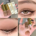 Matte liquid eyeshadow shade 06 earth tone with creamy texture and golden cap - 06# Pine Cold Tea Brown (Matte)