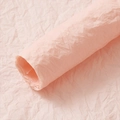 Textured light pink stone pattern crepe paper roll for floral and gift wrapping - 53x53cm (5 Sheets/Pack) / Floral Pink