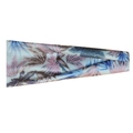 Floral print sports headband in pink and blue for yoga, fitness and sweat-wicking - 30# Colorful Plant Pattern