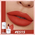 Pudaier matte velvet lip glaze in shade #E515 red-brown with high-pigment finish - E515
