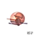 Modern acrylic brooch with pink and purple geometric layers, size 7.7x5.4cm, 18g - 7.7cmx5.4cm / Dark Pink