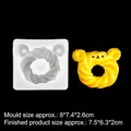 Moule en silicone en forme d'ours pour donuts torsadés et pâtisseries faites maison - Donut Ours